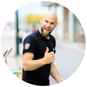Flyttkille från flyttfirma Möbelkillarna